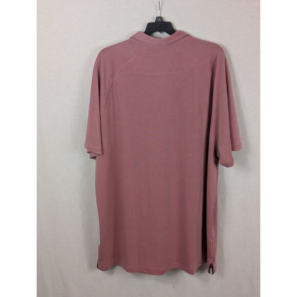 Rhone Delta Pique Button Down Polo Shirt Purple Men's Size 2XL/XXL - Picture 8 of 10